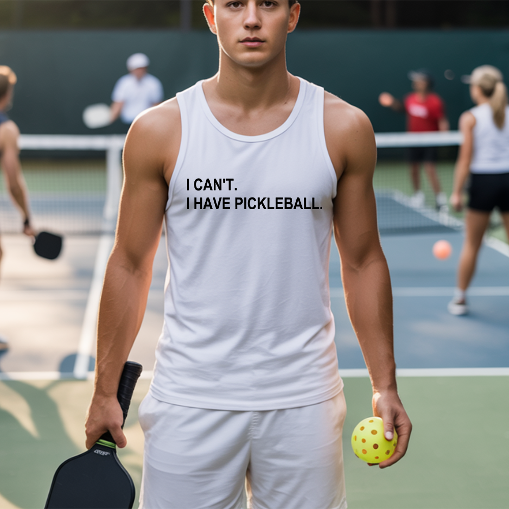 I Can't I Have Pickleball Tank Top - Picklechillz