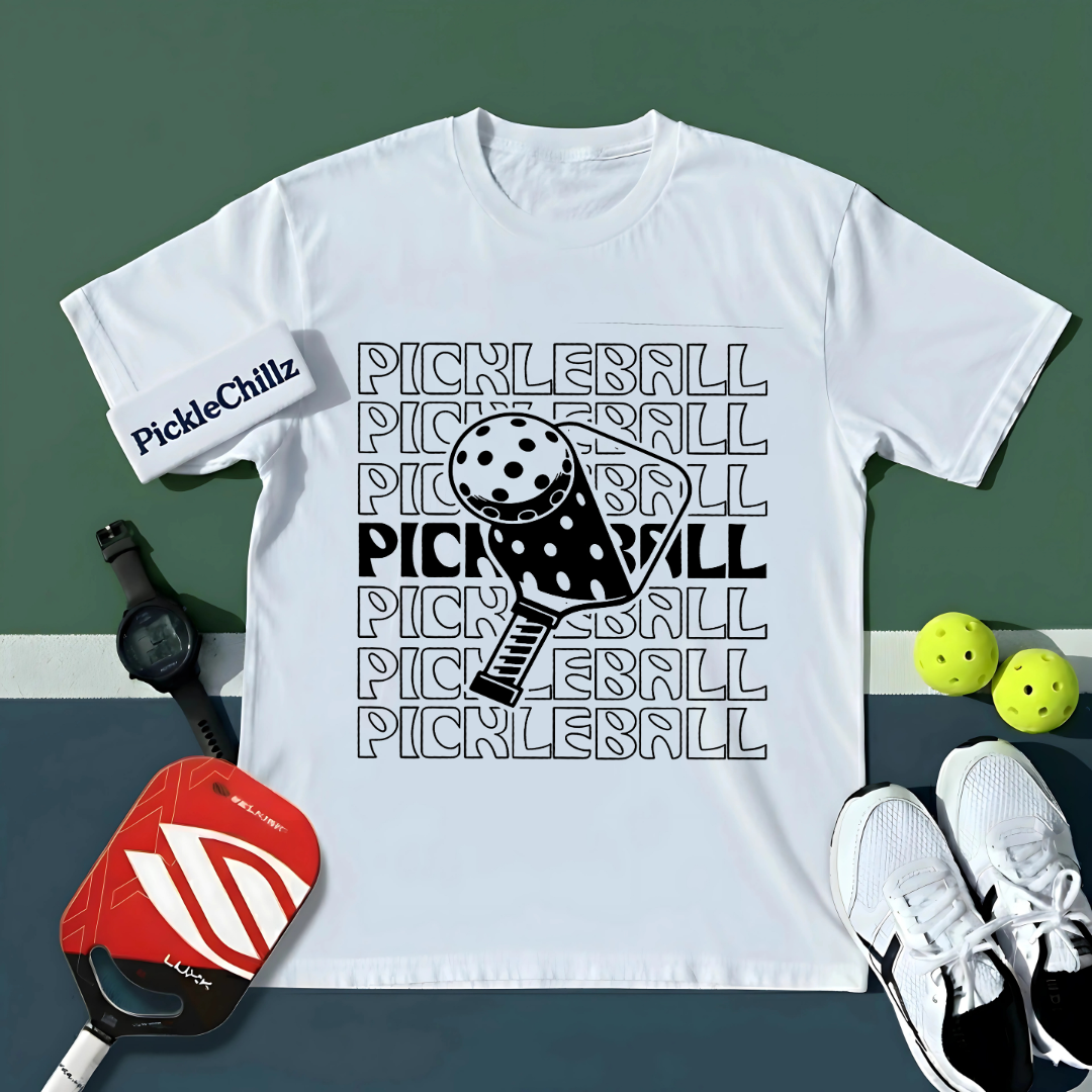 Pickleball Paddle and Ball Unisex T-Shirt - Picklechillz