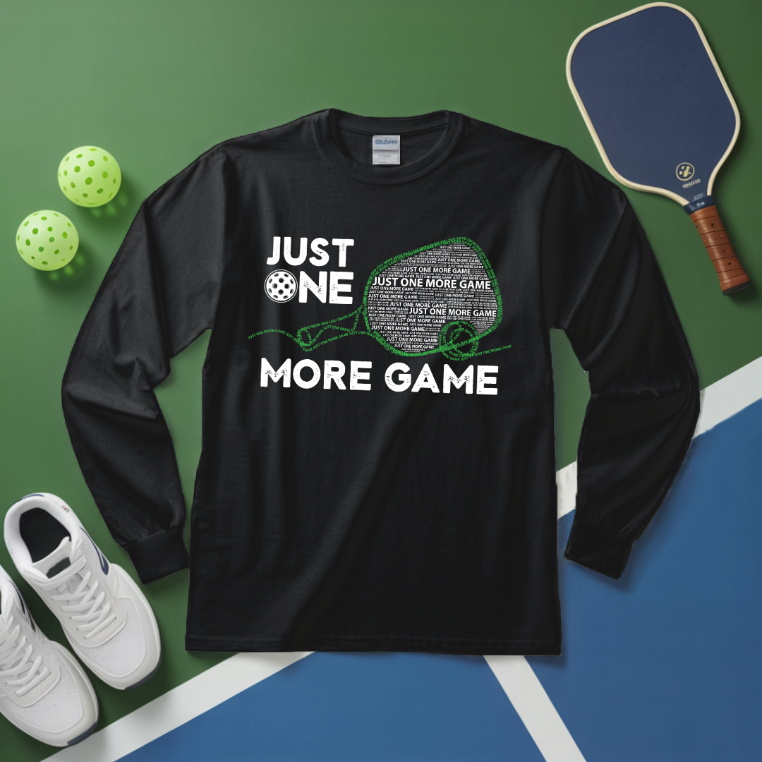 Just One More Game Quotes v1 Long Sleeve - Picklechillz