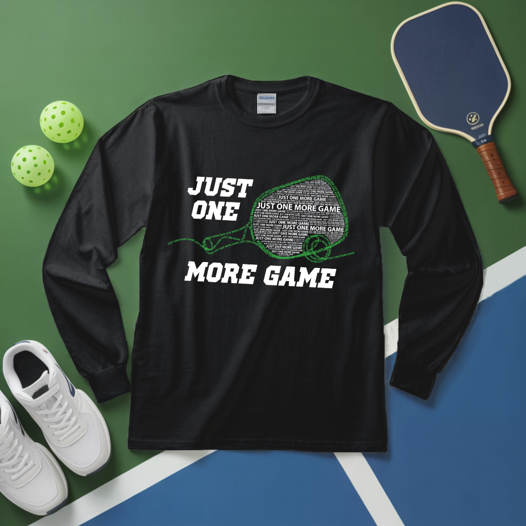Just One More Game Quotes v2 Long Sleeve - Picklechillz