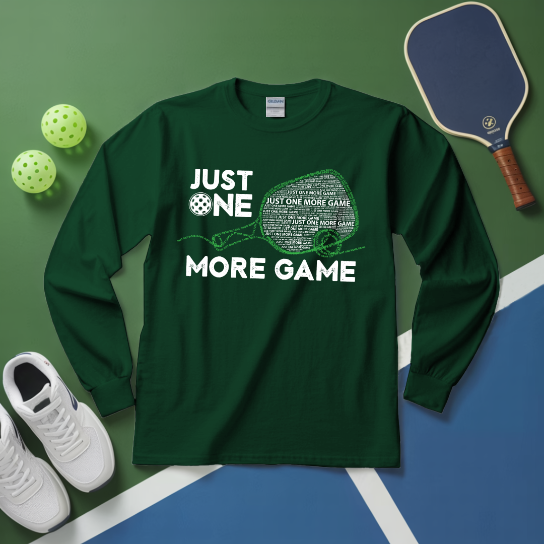 Just One More Game Quotes v1 Long Sleeve - Picklechillz