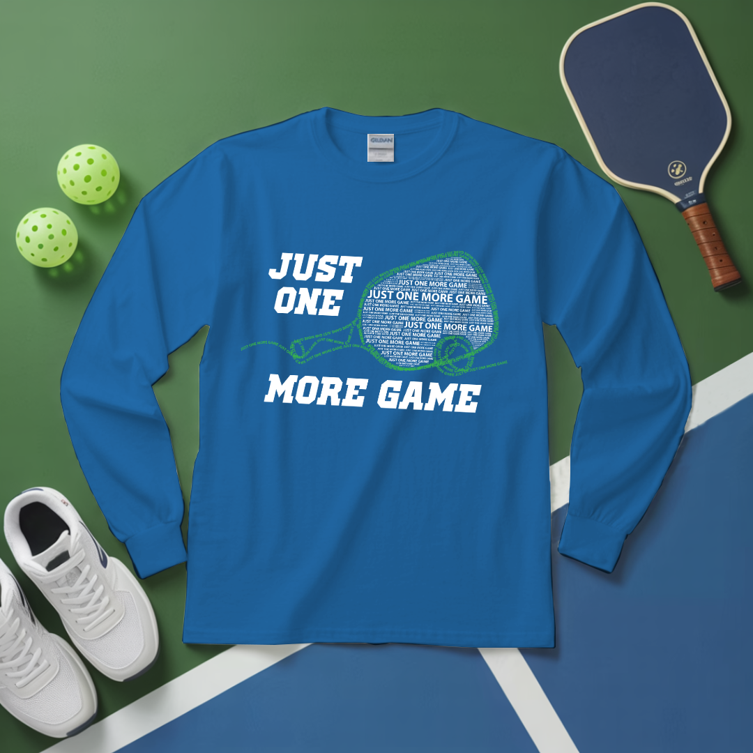 Just One More Game Quotes v2 Long Sleeve - Picklechillz