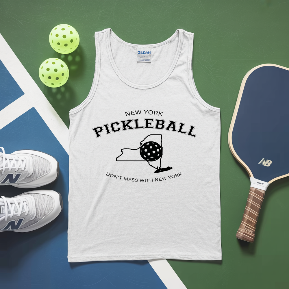 Don't Mess With New York Pickleball Tank Top - Picklechillz