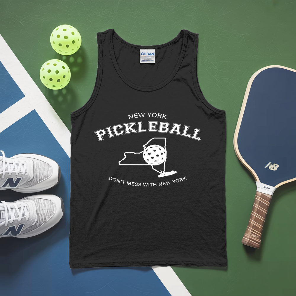 Don't Mess With New York Pickleball Tank Top - Picklechillz