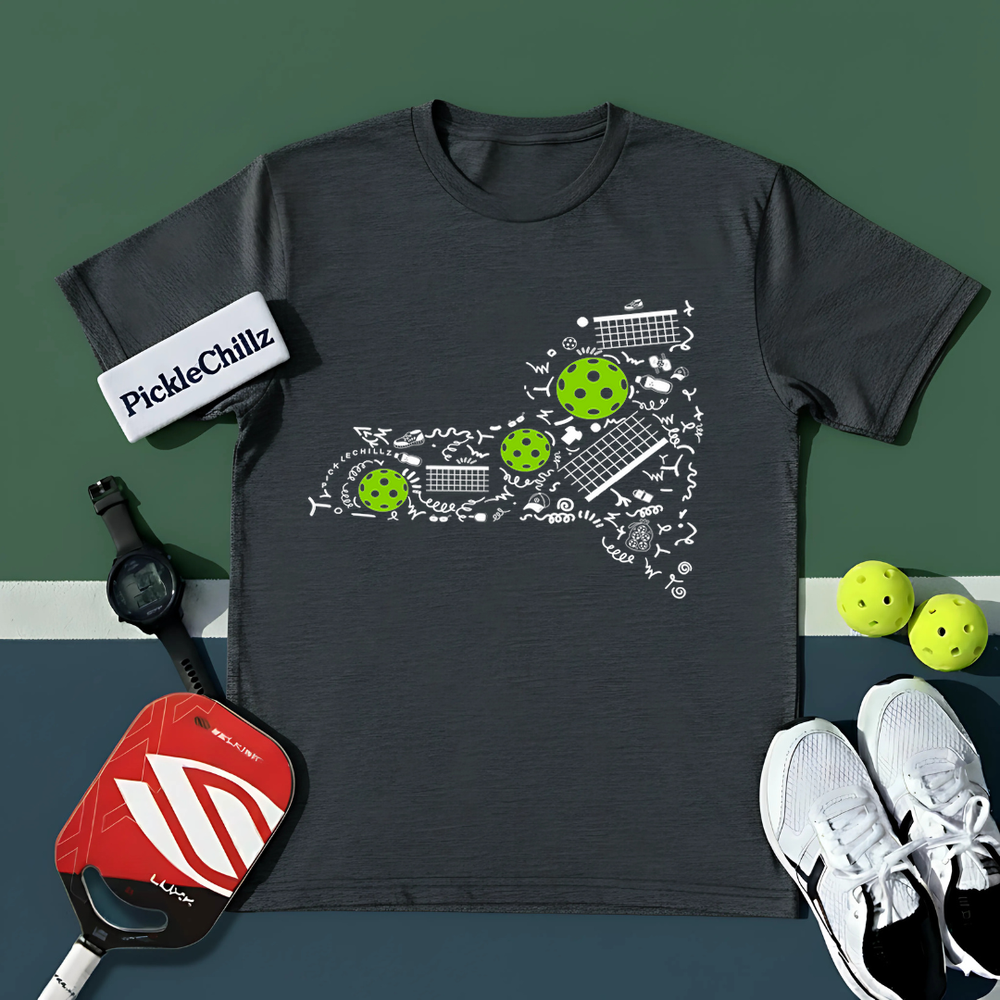 New York Pickleball Map Unisex T-Shirt - Picklechillz