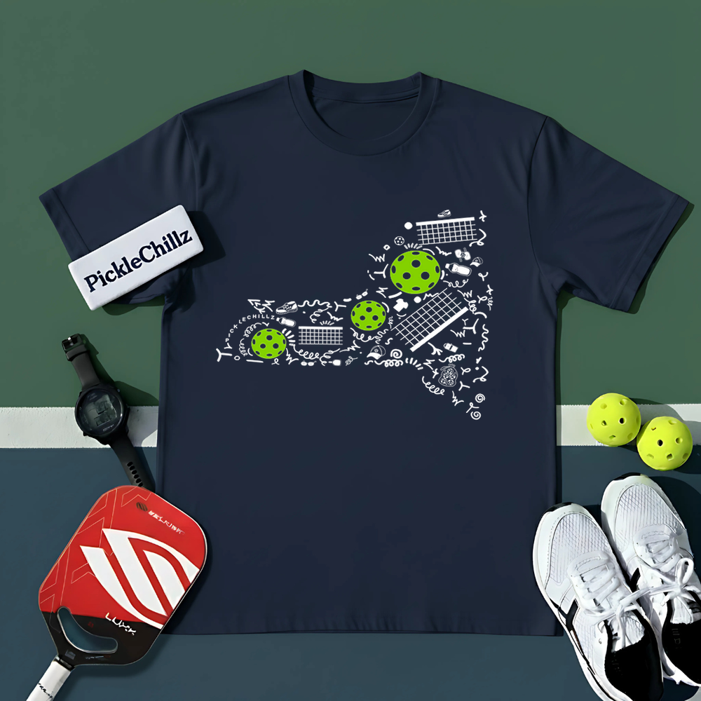 New York Pickleball Map Unisex T-Shirt - Picklechillz