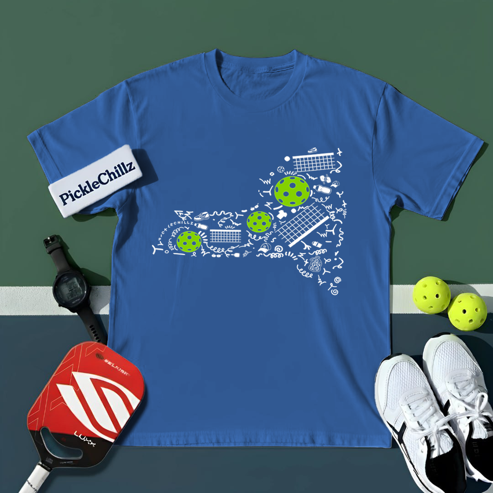 New York Pickleball Map Unisex T-Shirt - Picklechillz
