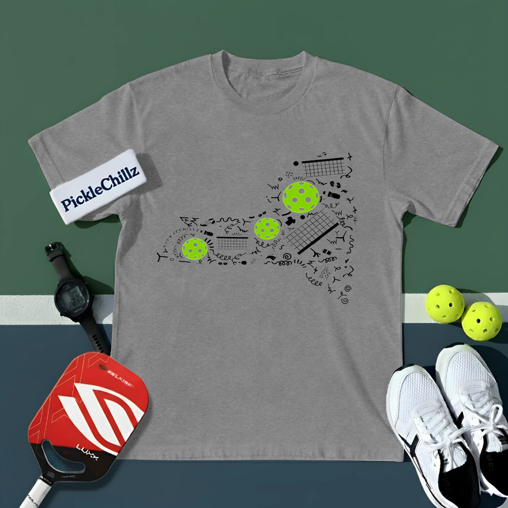 New York Pickleball Map Unisex T-Shirt - Picklechillz