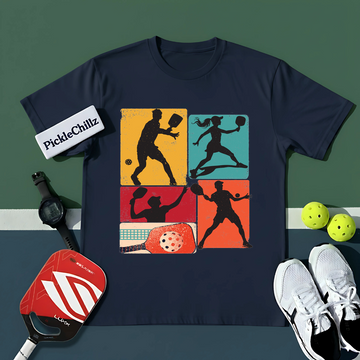 Pickleball Sillhouette T-Shirt - Picklechillz