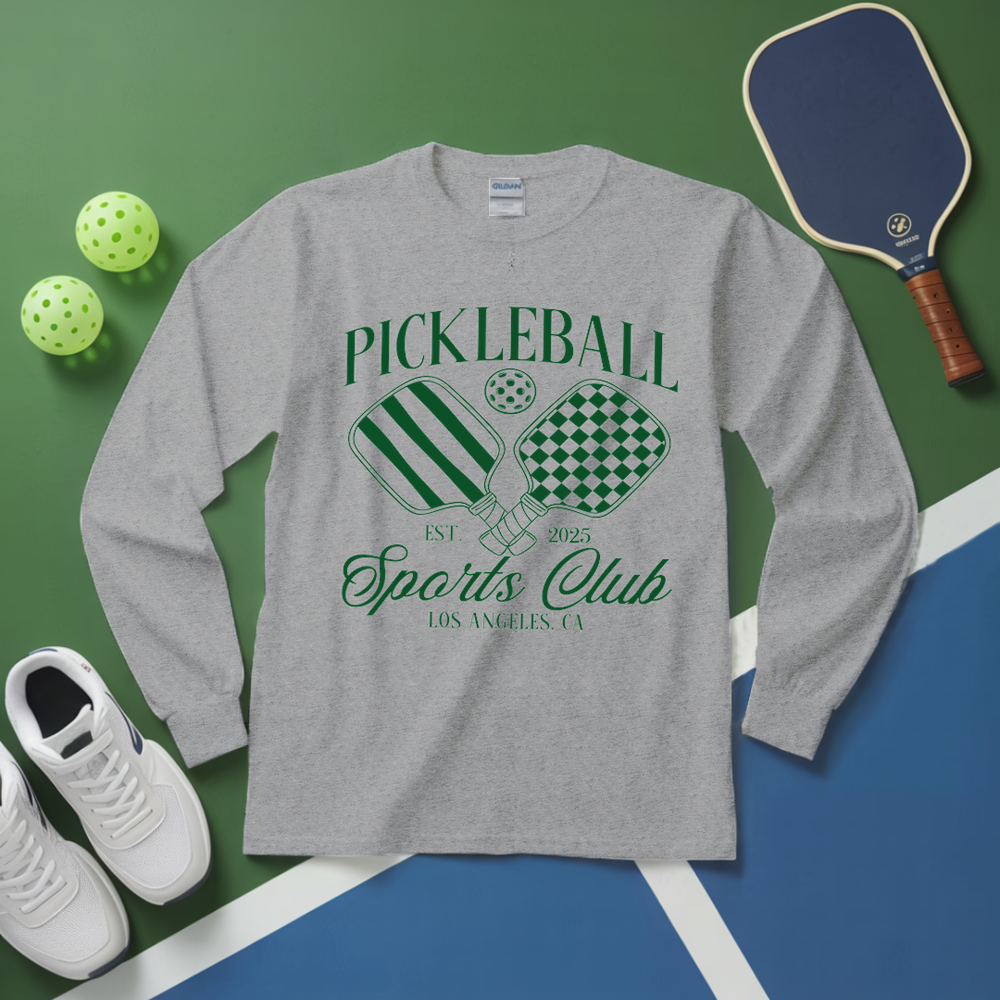Custom Pickleball Social Club Long Sleeve - Picklechillz