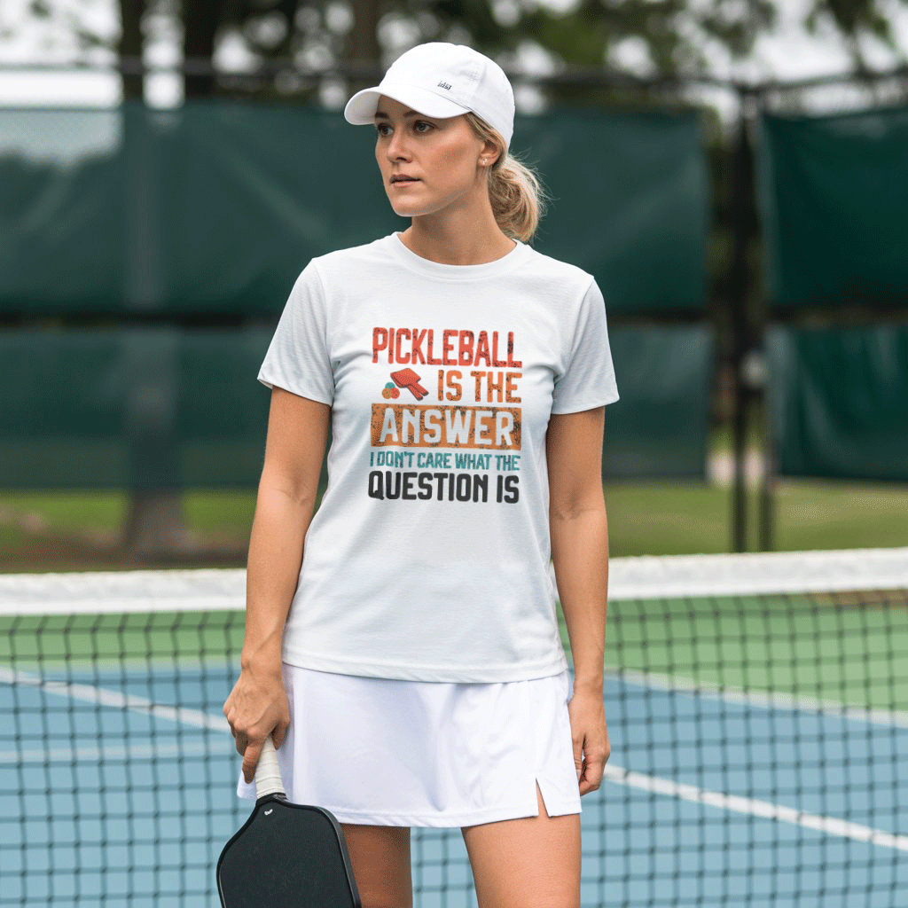 Pickleball Is The Answer Unisex T-Shirt - Picklechillz